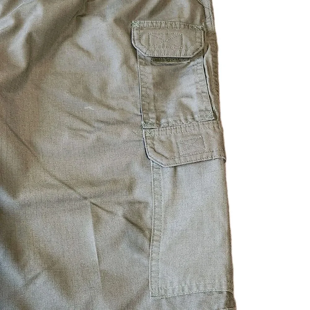 Propper Pants Mens 44x32 Green Tactical Double Knee Ripstop Teflon Cargo